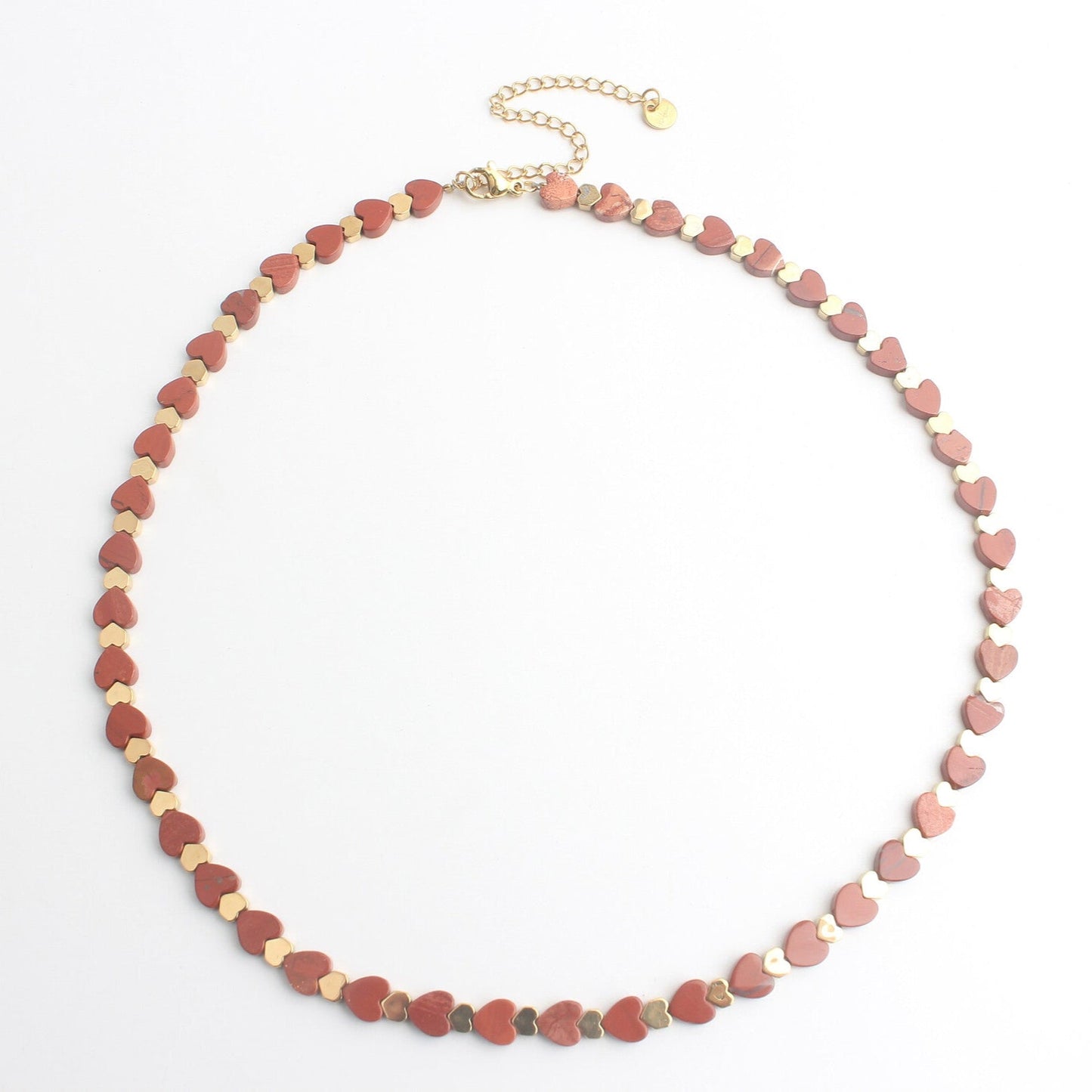 Mira Rustfrit Stål Hjerte Halskæde