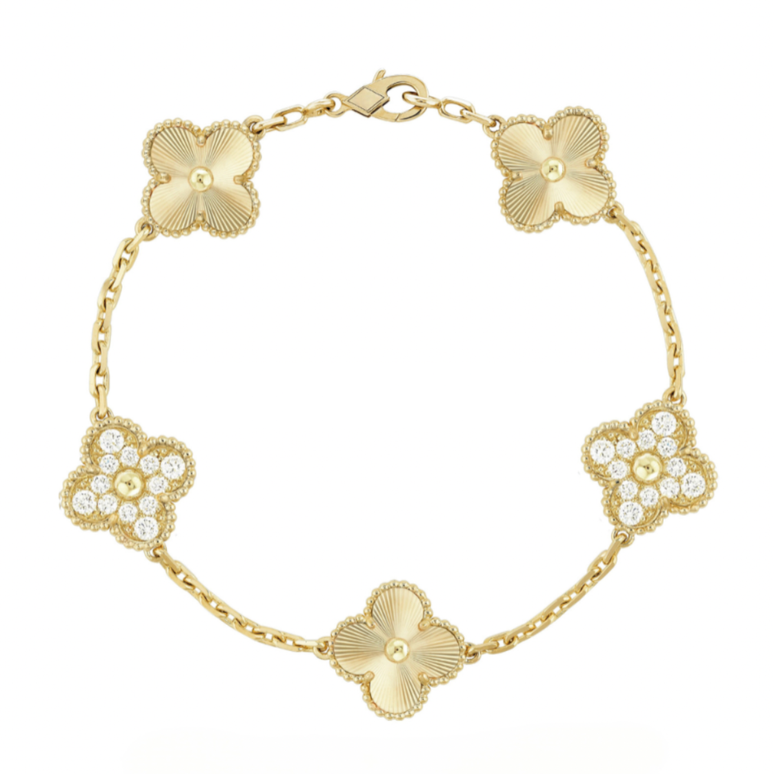 Floral Beauty Deluxe Armbånd | Guld