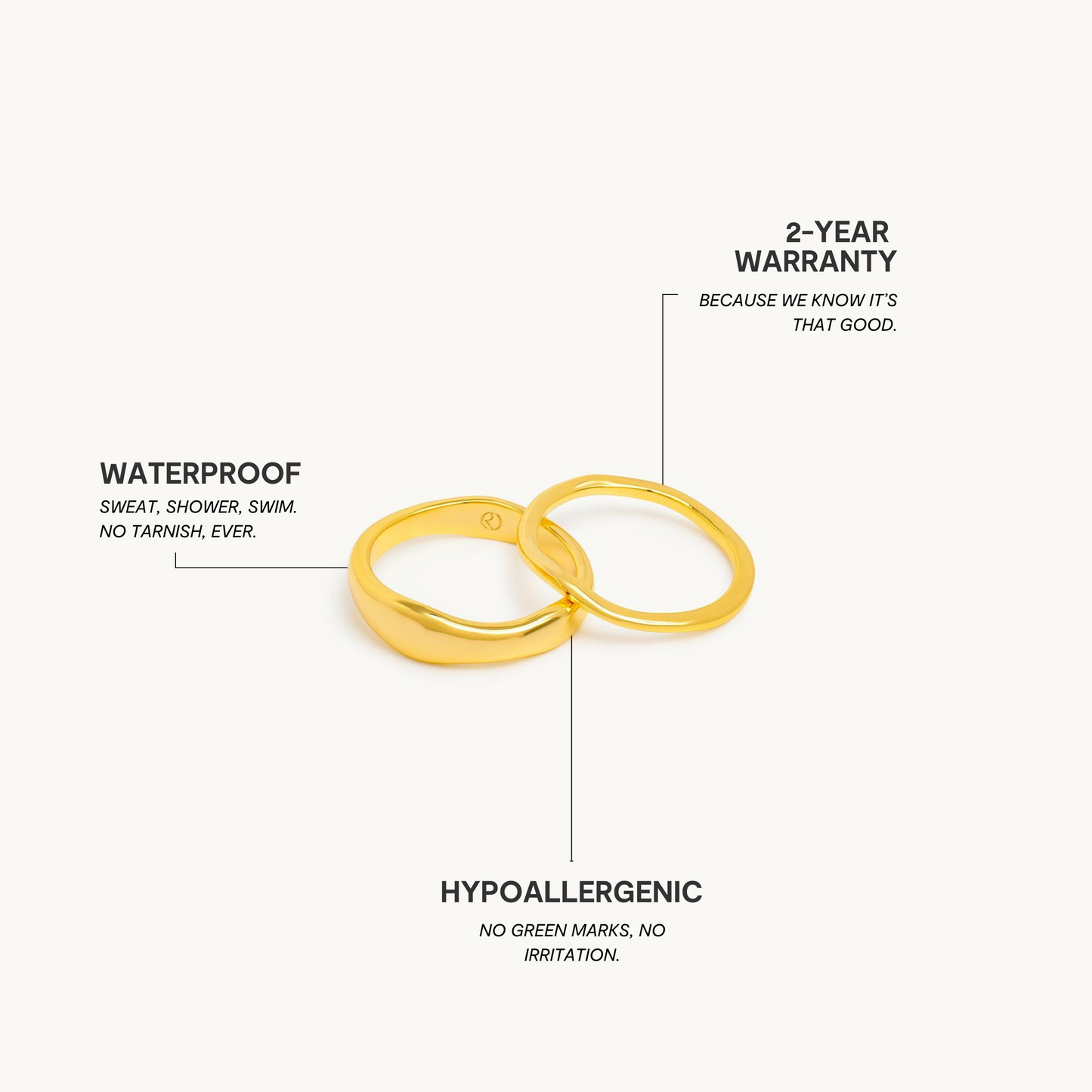 Sand Dune Stabelbar Ring