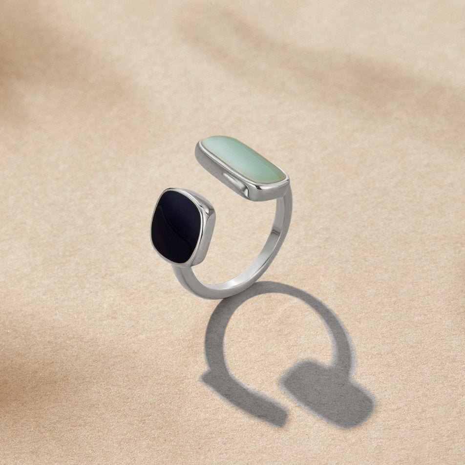 Akvamarin Wrap Ring i Sølv