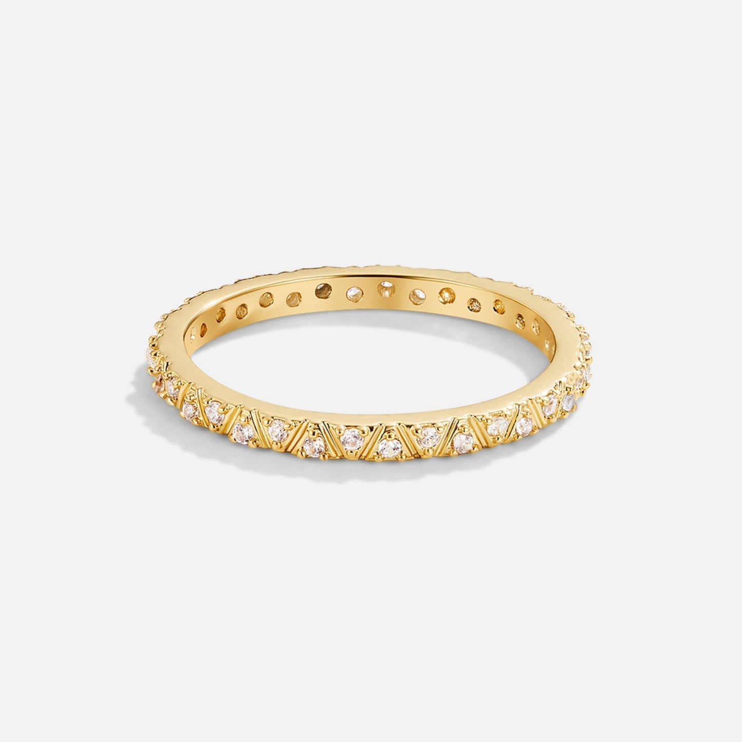 Arquette Guld- og Krystal Båndring