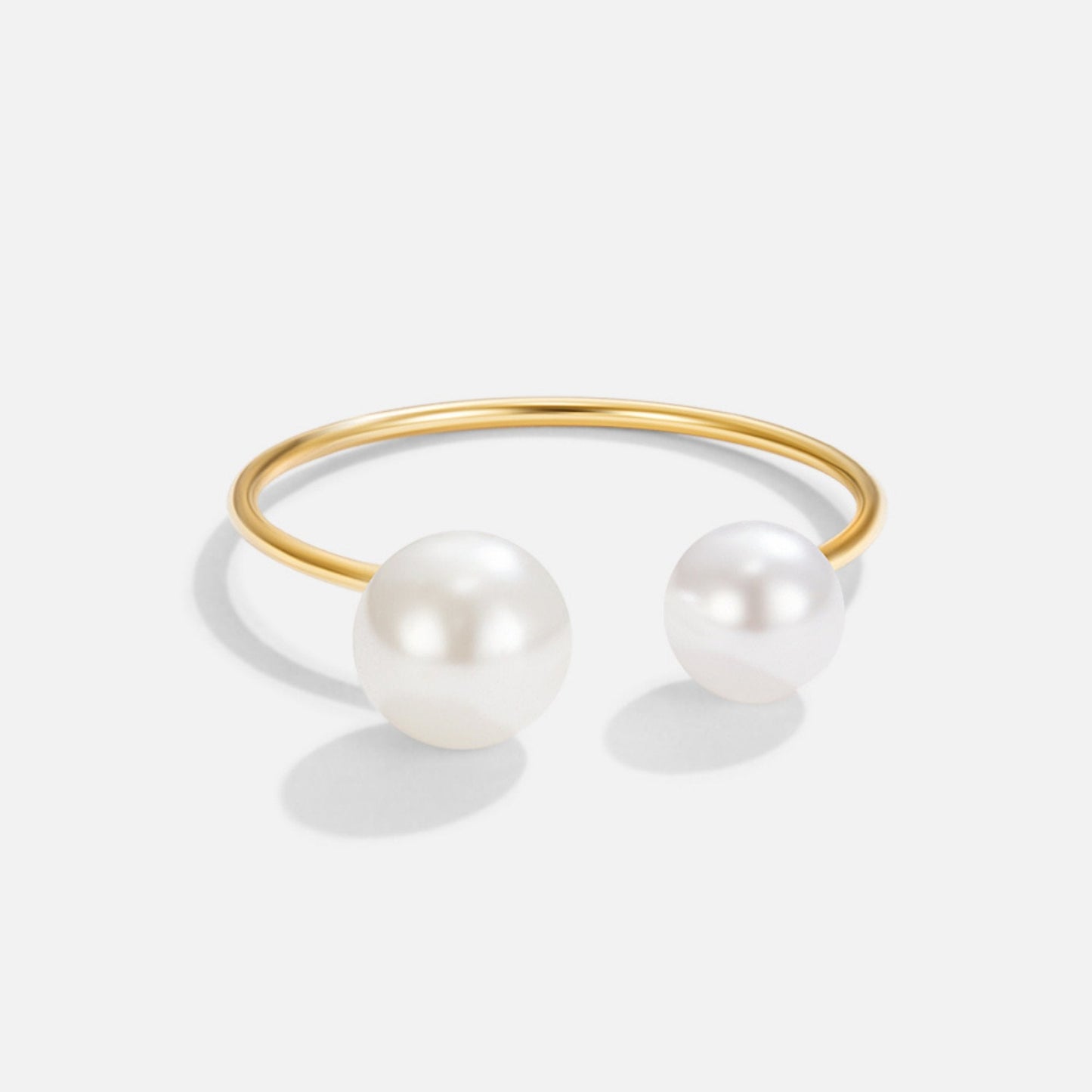 Durya Dobbelt Perle Wrap Ring