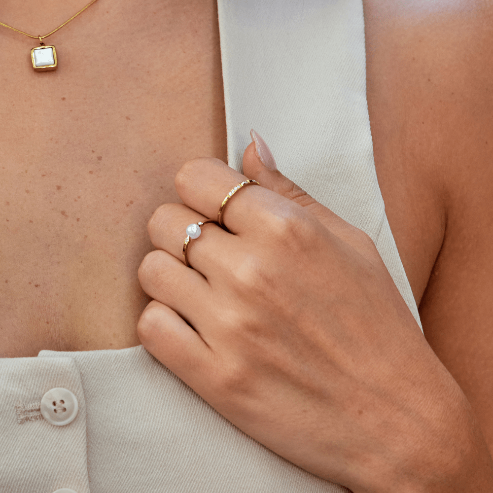 Peri Ferskvandsperle Ring