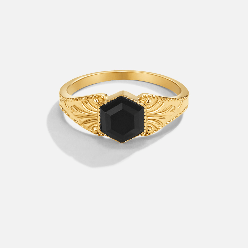 Phoenix Sort Onyx Ring