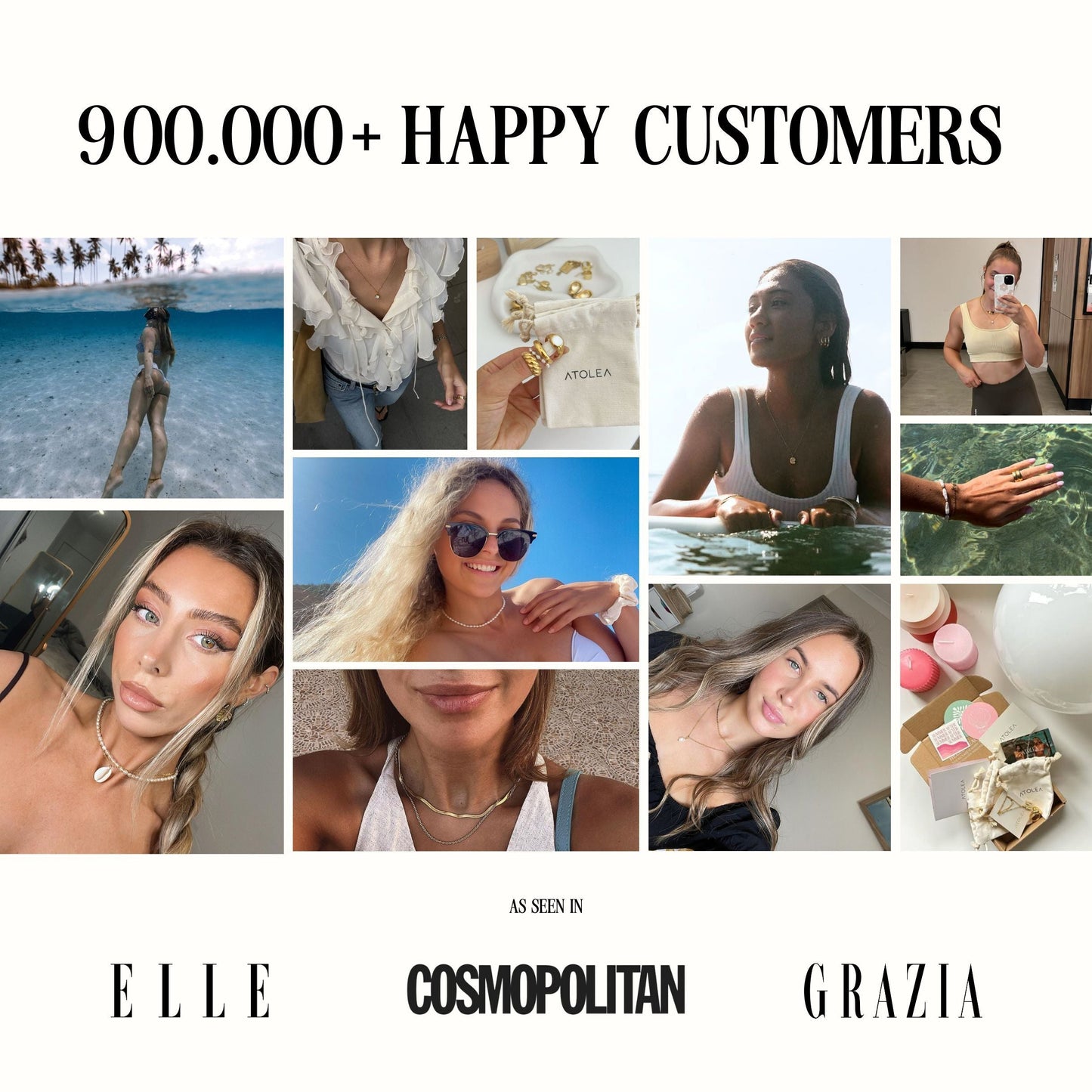 “COZUMEL” PAPERCLIP ARMBÅND