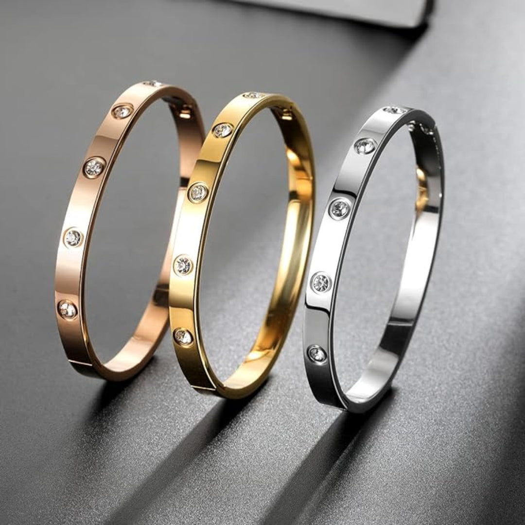 Golden Eternity | Diamant Armbånd