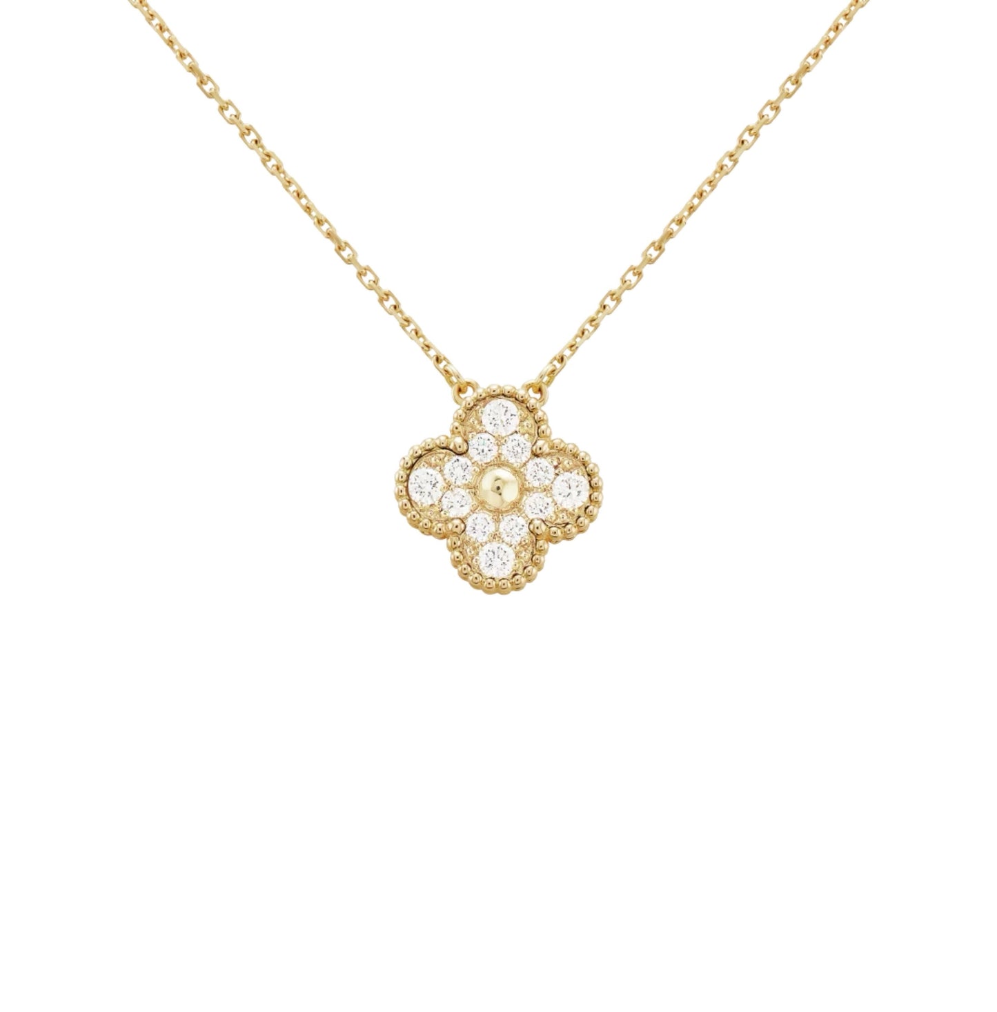 Radiant Diamanthalskæde – Guld