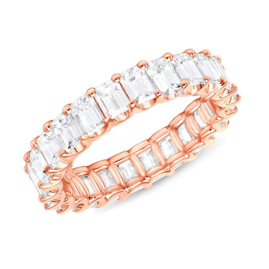 roséguld miami kubisk ring