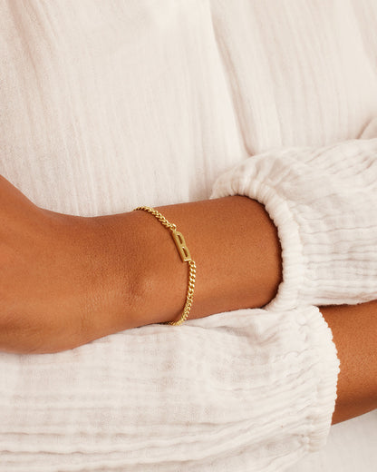 Luna Alfabet Charm-armbånd