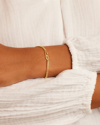 Luna Alfabet Charm-armbånd