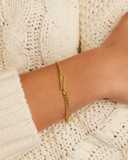 Luna Alfabet Charm-armbånd