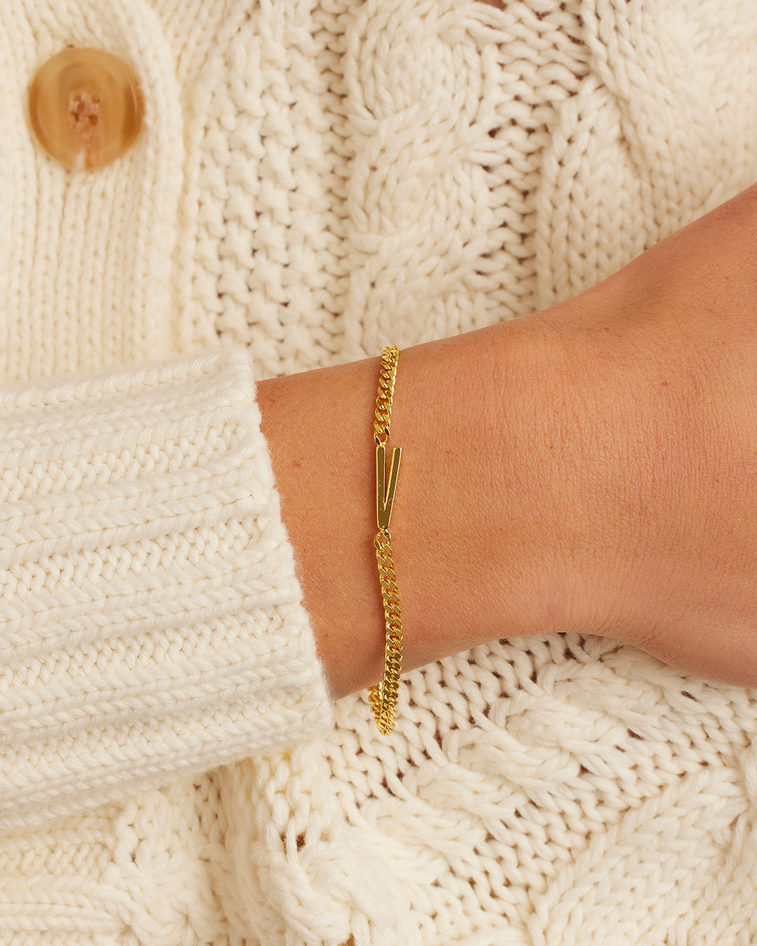 Luna Alfabet Charm-armbånd