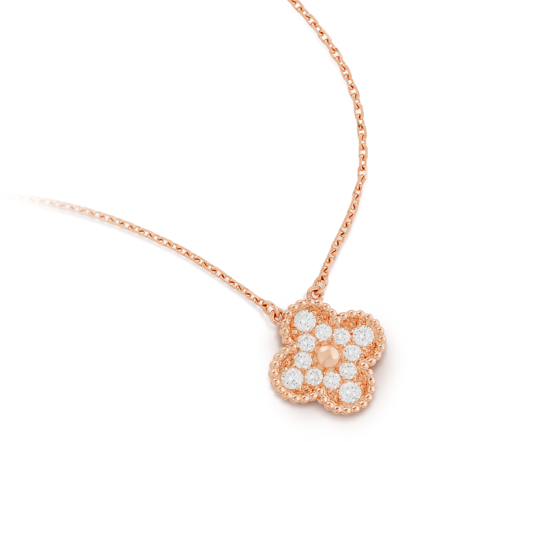 Radiant Diamanthalskæde – Pink