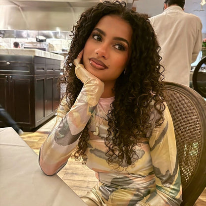 Zara Initial Diamant Halskæde