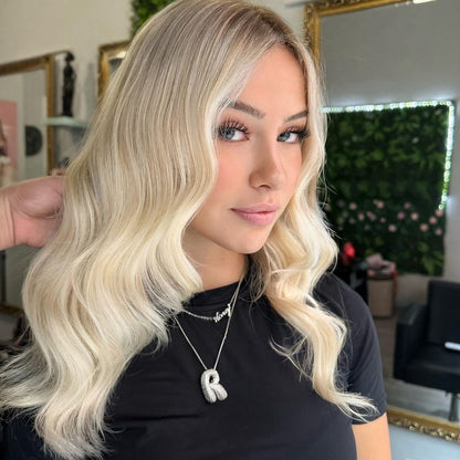 Zara Initial Diamant Halskæde