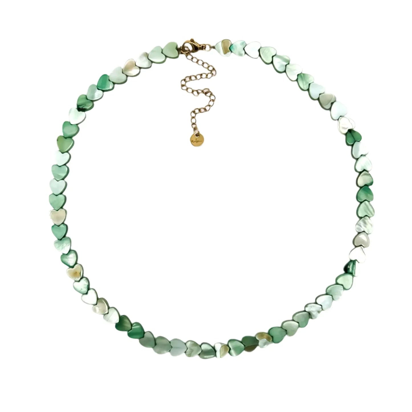 Mira Rustfrit Stål Hjerte Halskæde