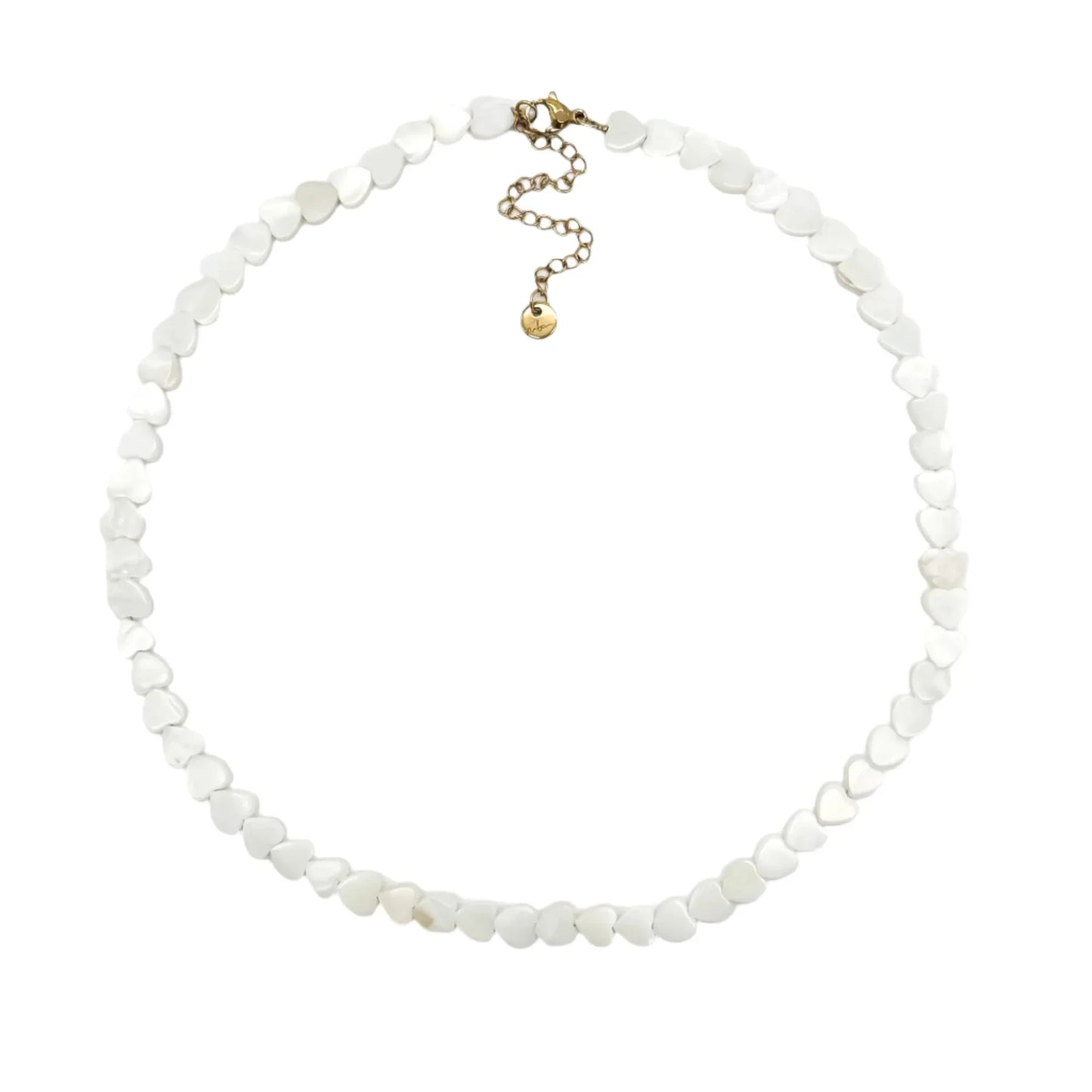 Mira Rustfrit Stål Hjerte Halskæde