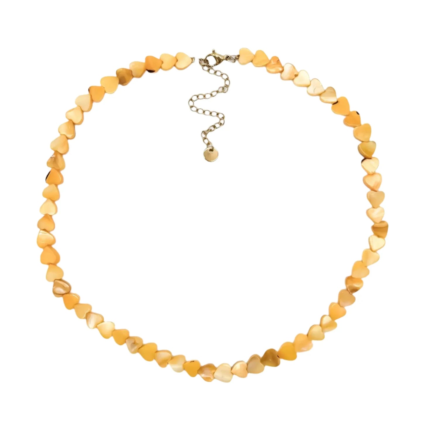 Mira Rustfrit Stål Hjerte Halskæde