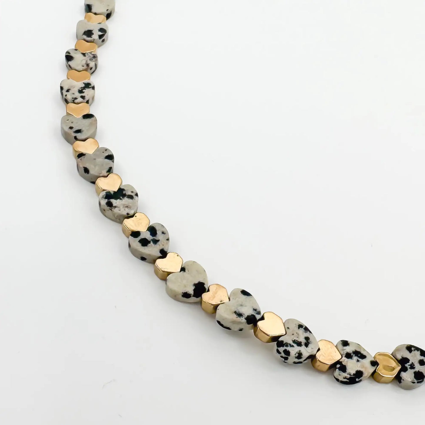 Mira Rustfrit Stål Hjerte Halskæde