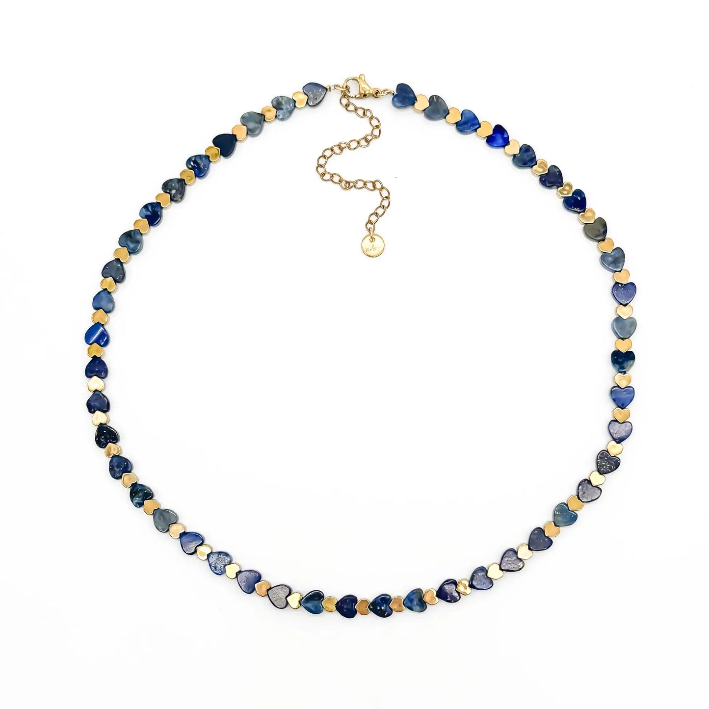 Mira Rustfrit Stål Hjerte Halskæde