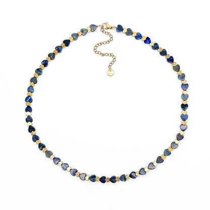 Mira Rustfrit Stål Hjerte Halskæde