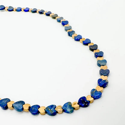 Mira Rustfrit Stål Hjerte Halskæde