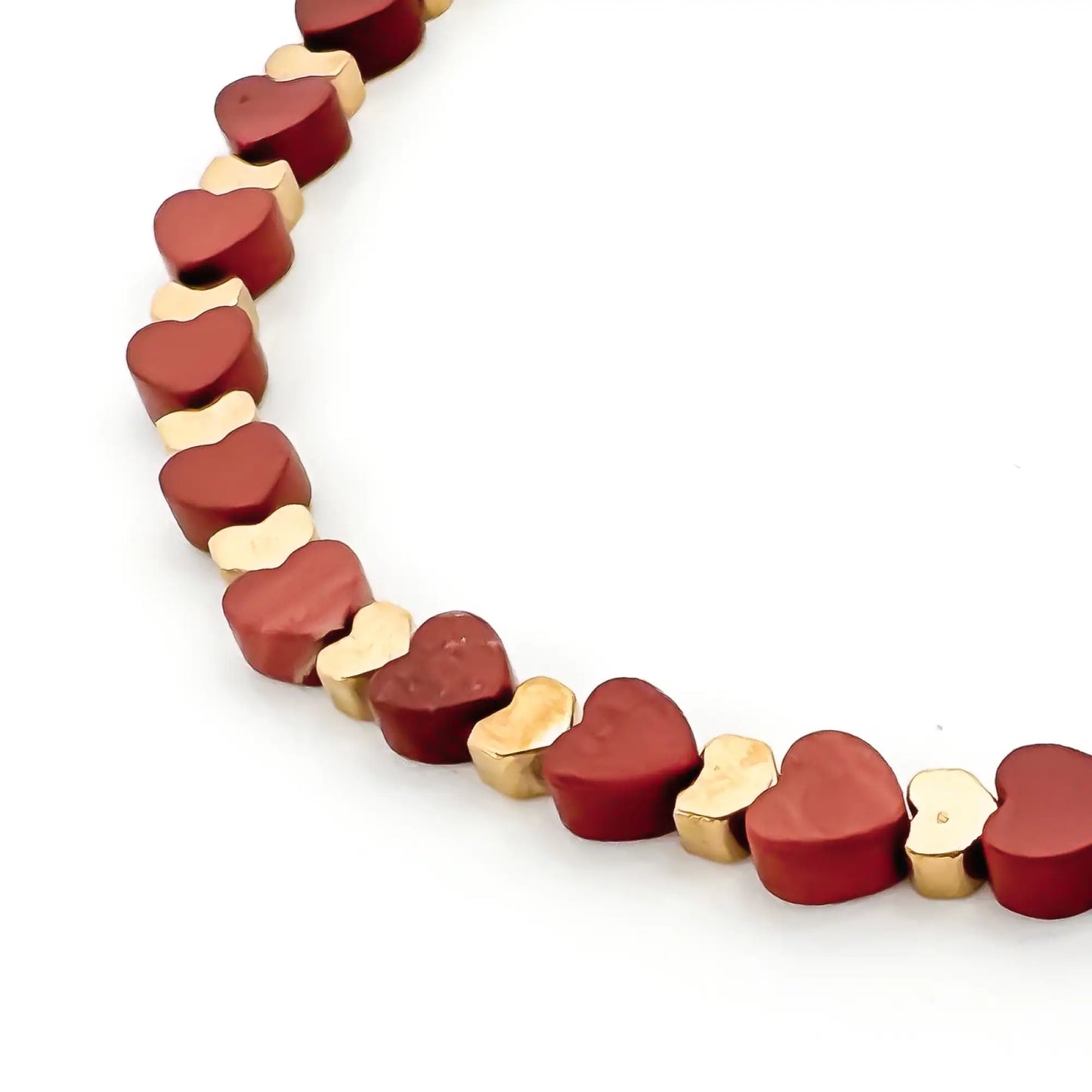 Mira Rustfrit Stål Hjerte Halskæde