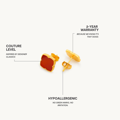 Amaya Rubin Øreringe