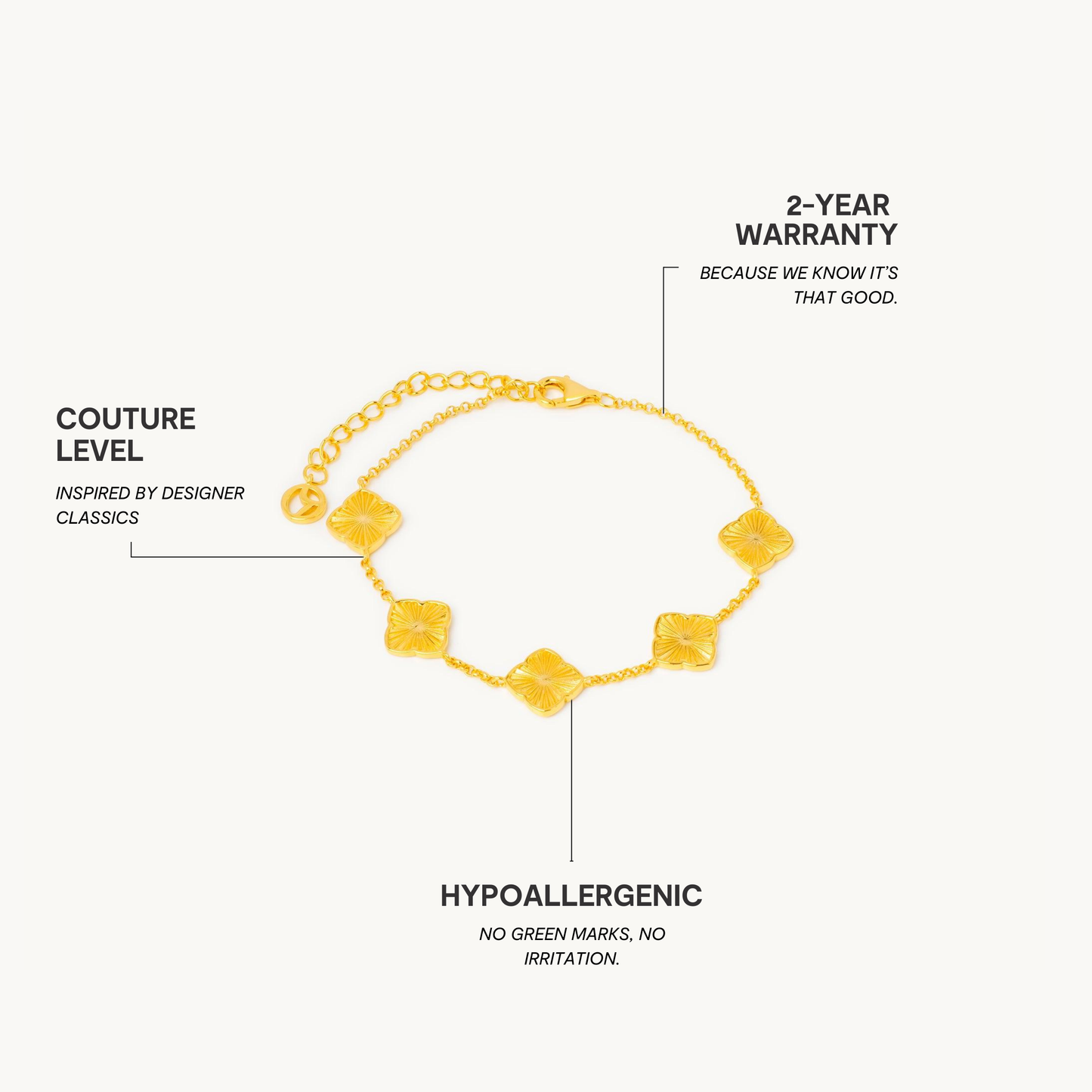 Amaya Sunlight Armbånd