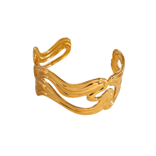 Bella geometrisches Blattarmband