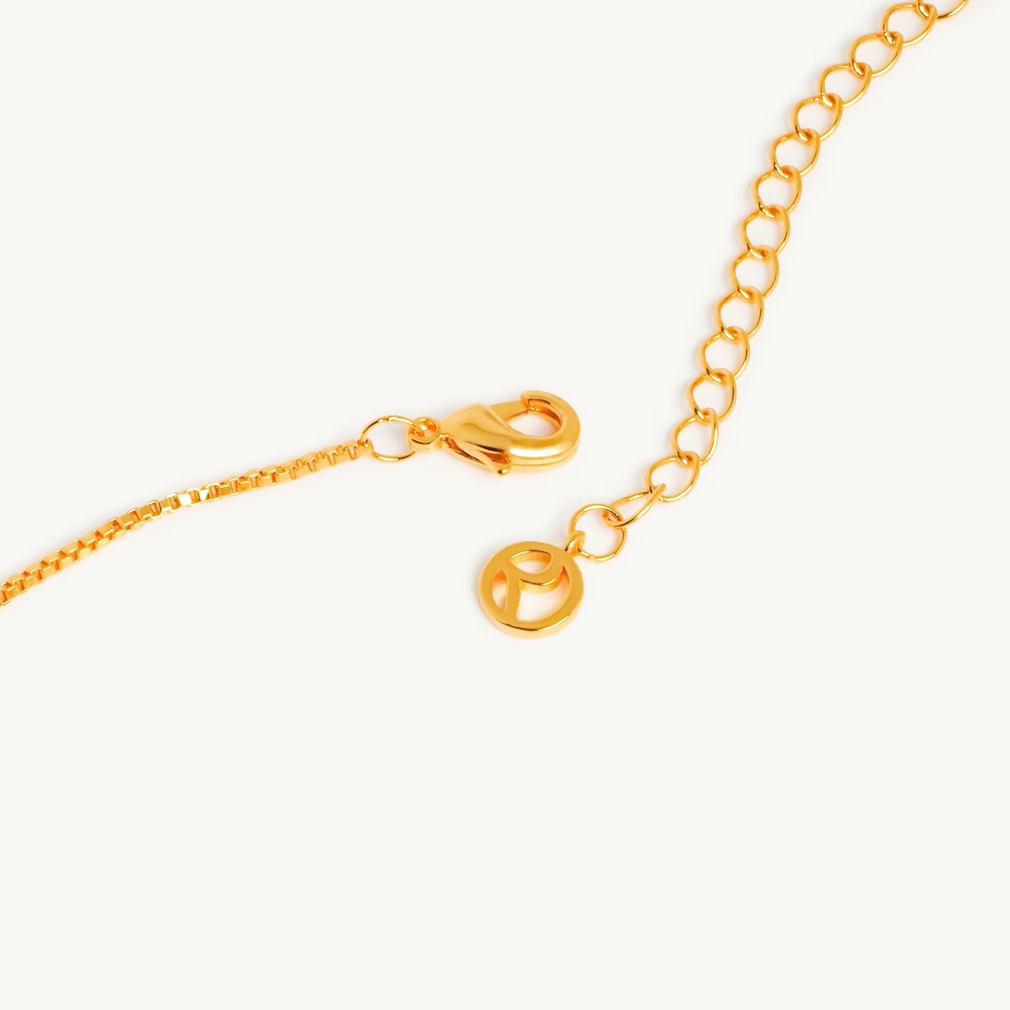 Boblende Bogstav Halskæde