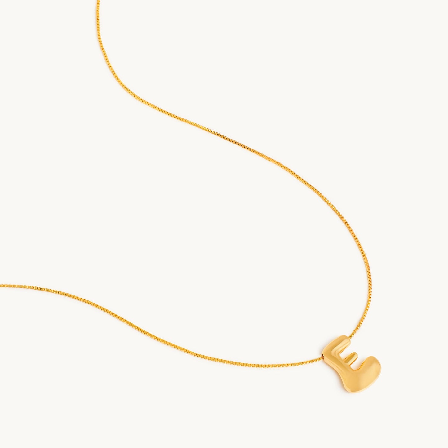 Boblende Bogstav Halskæde