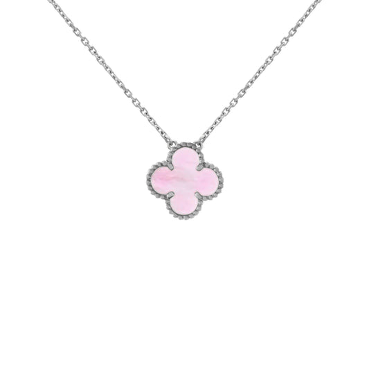 Radiant Halskæde – Sølv Pink