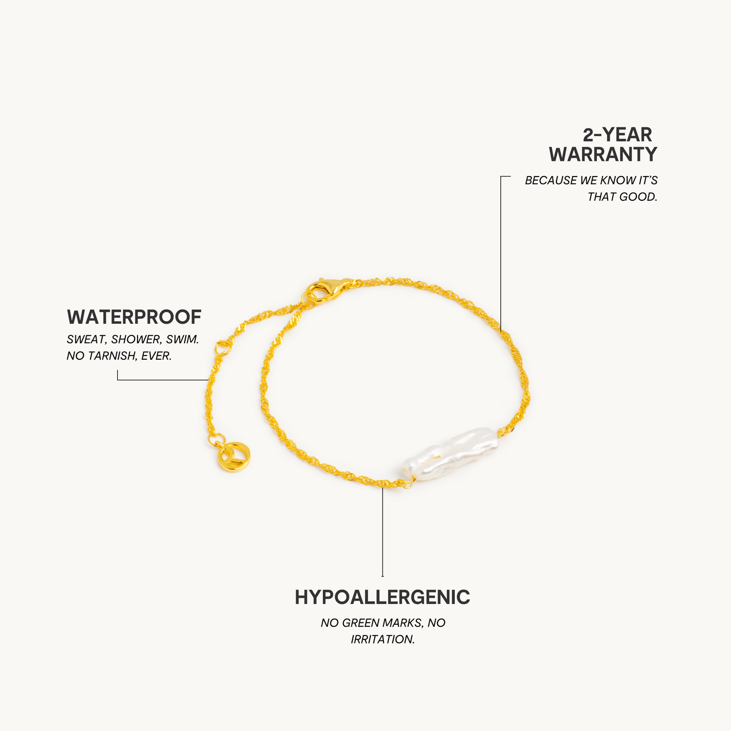 Call Me Perlearmbånd