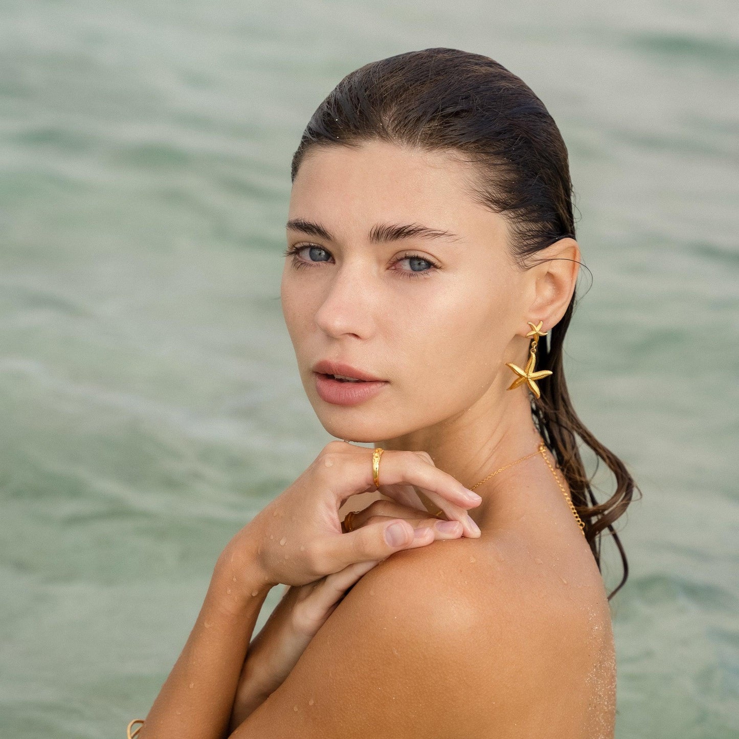 Coral Shine Øreringe