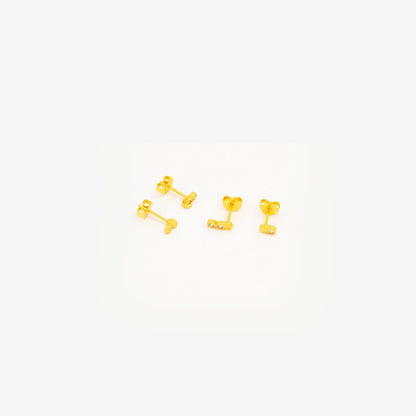 Crescent Glow Øreringe Sæt