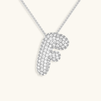 Zara Initial Diamant Halskæde