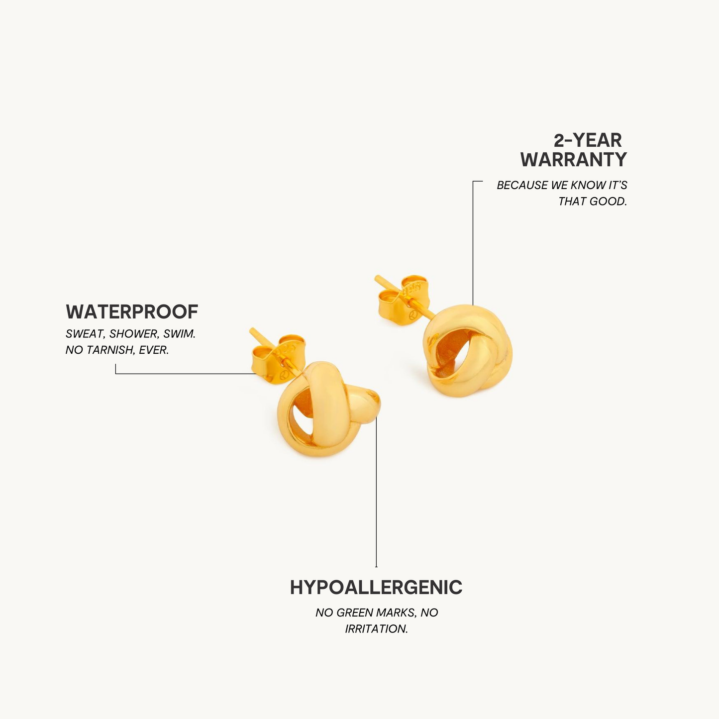 Fiskerknude Øreringe