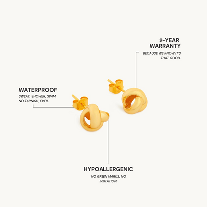 Fiskerknude Øreringe