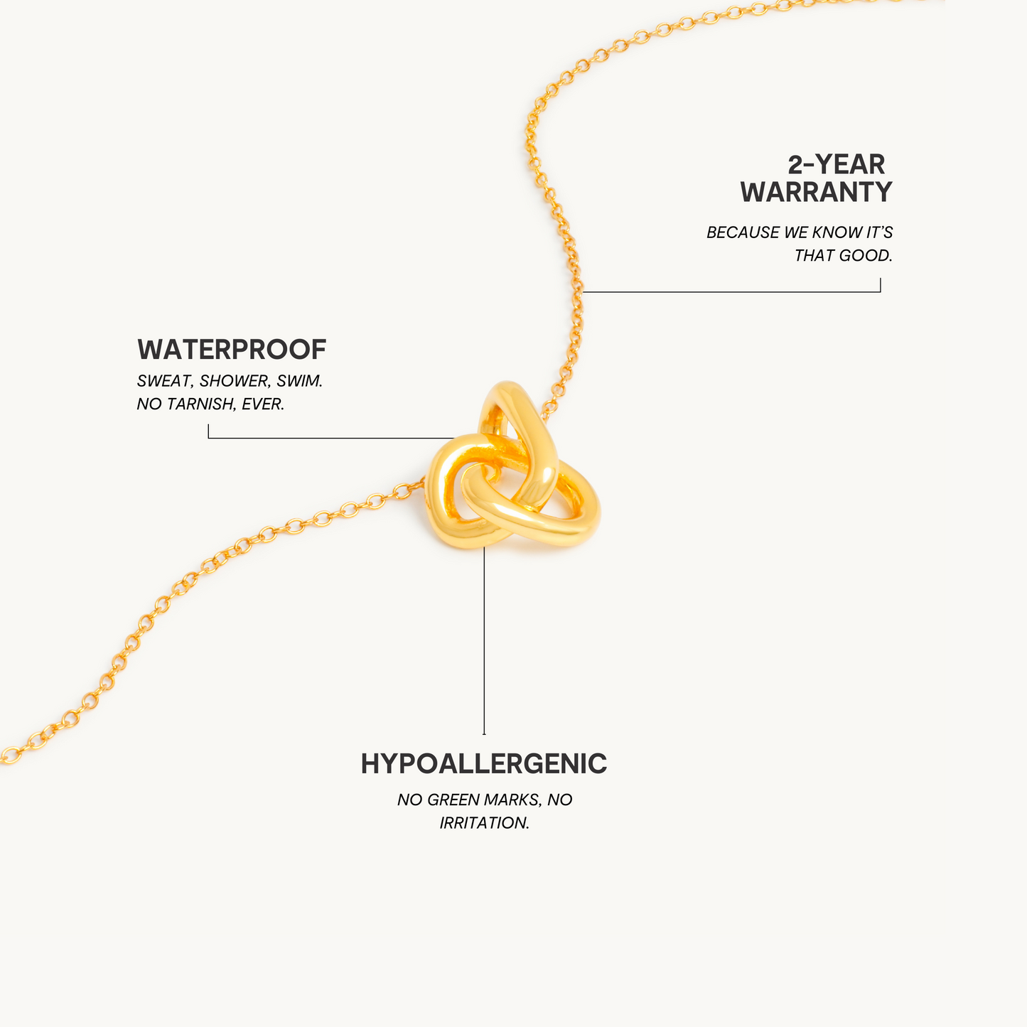 Fiskeknude Halskæde