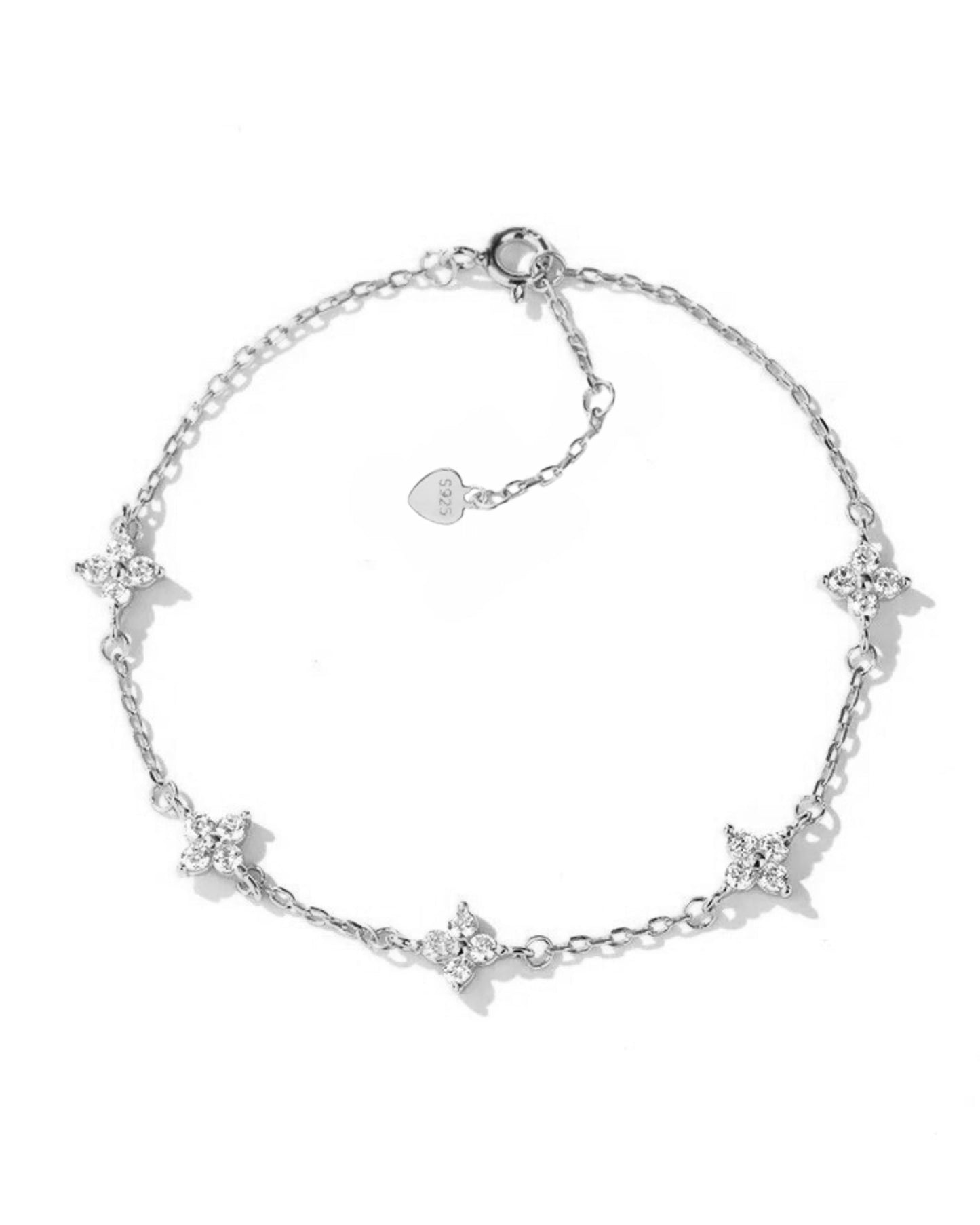 Kali Blomster Armbånd Sølv