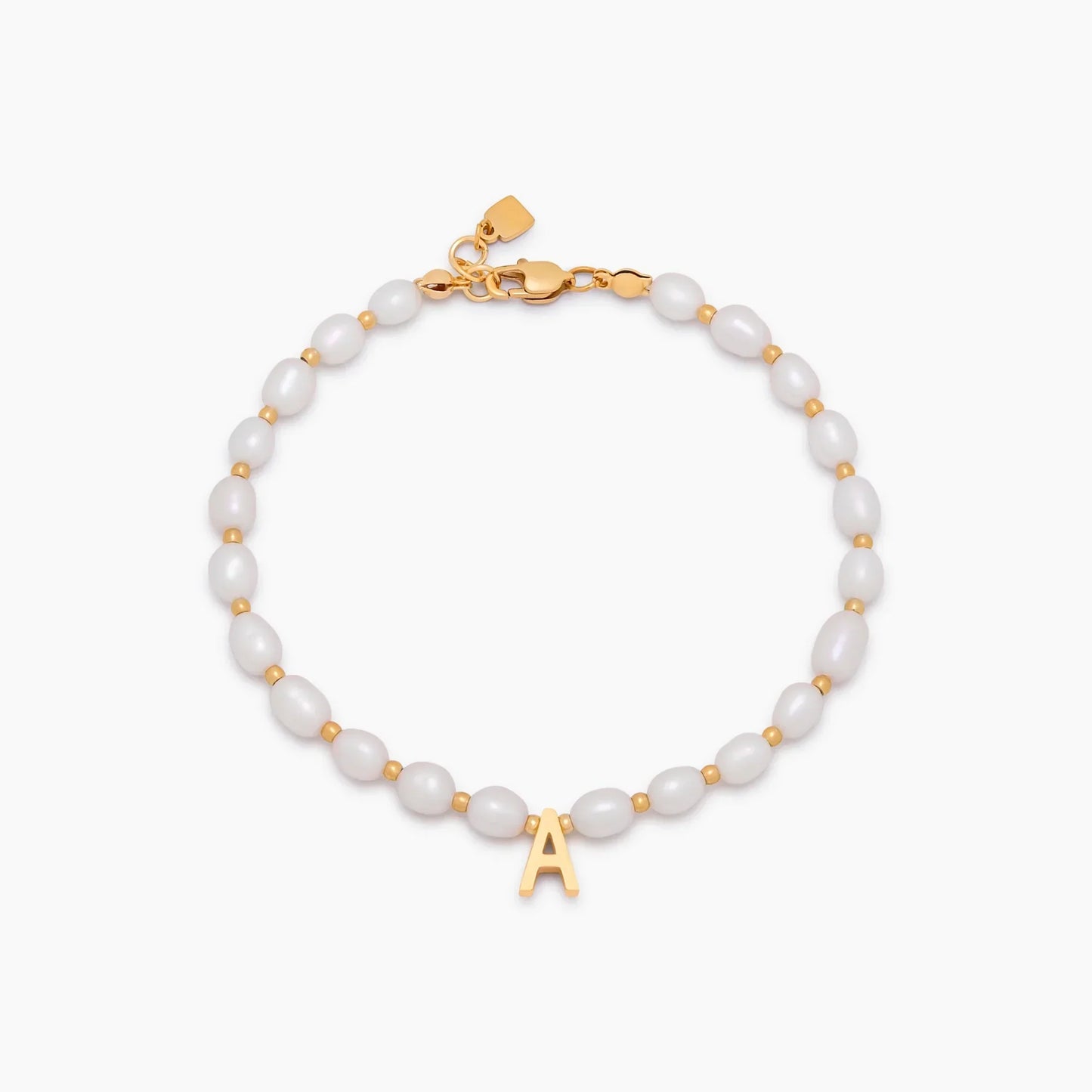 Perle Initial-armbånd
