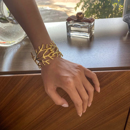 Bella geometrisches Blattarmband