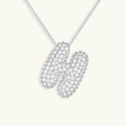 Zara Initial Diamant Halskæde