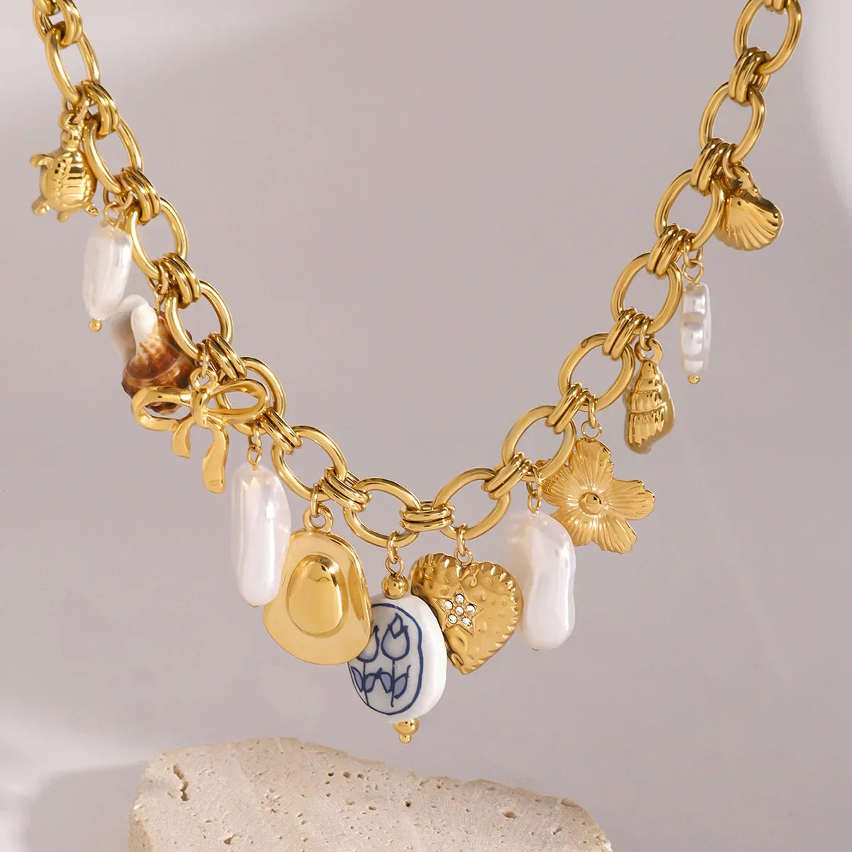 Stella Søstjerne Perlehalskæde