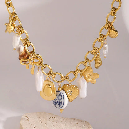 Stella Søstjerne Perlehalskæde