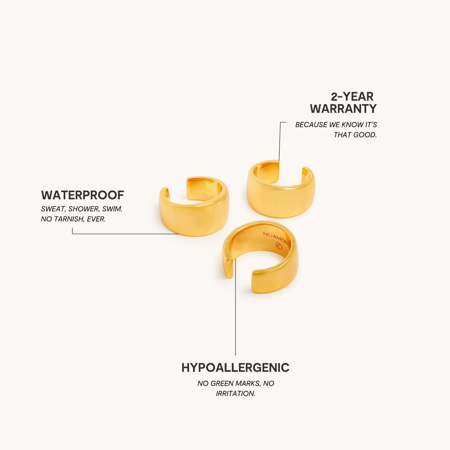 Helios Øremanchet (3 stk.)