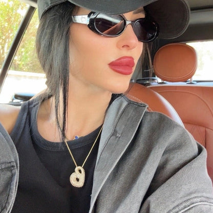 Zara Initial Diamant Halskæde