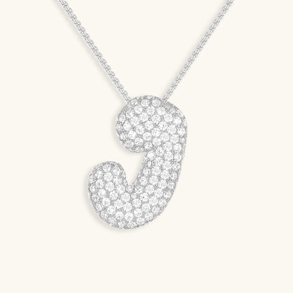 Zara Initial Diamant Halskæde