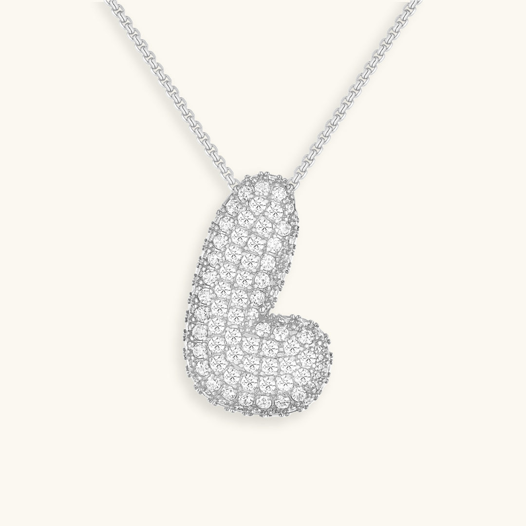 Zara Initial Diamant Halskæde